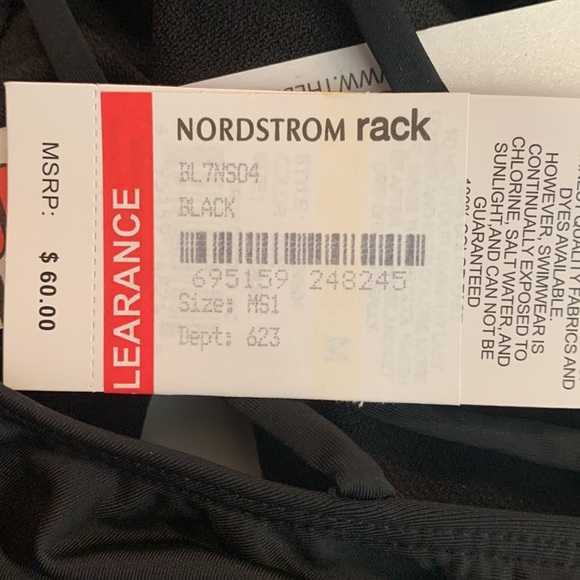 NWT The Bikini Lab Black one Piece Bathing Suit - Picture 10 of 10